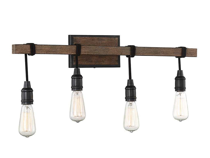 Burgess Four Light Bath Bar in Durango Savoy House