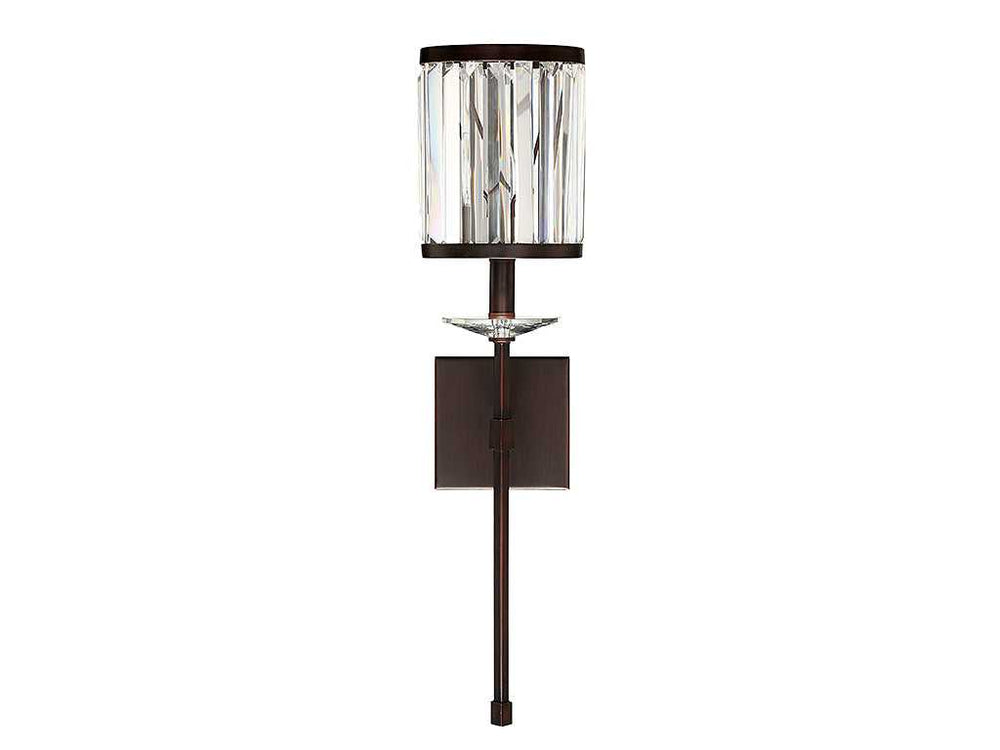 Ashbourne One Light Wall Sconce in Mohican Bronze Savoy House