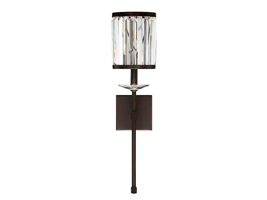 Ashbourne One Light Wall Sconce in Mohican Bronze Savoy House