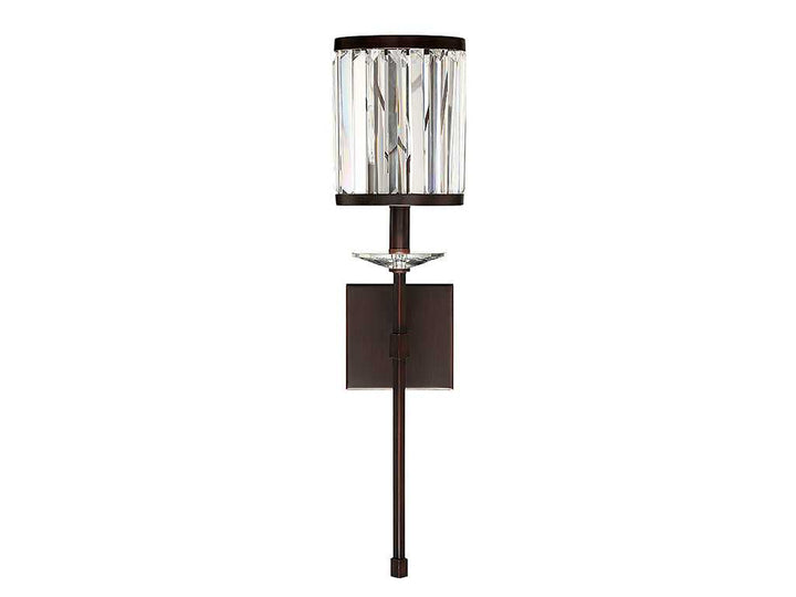 Ashbourne One Light Wall Sconce in Mohican Bronze Savoy House