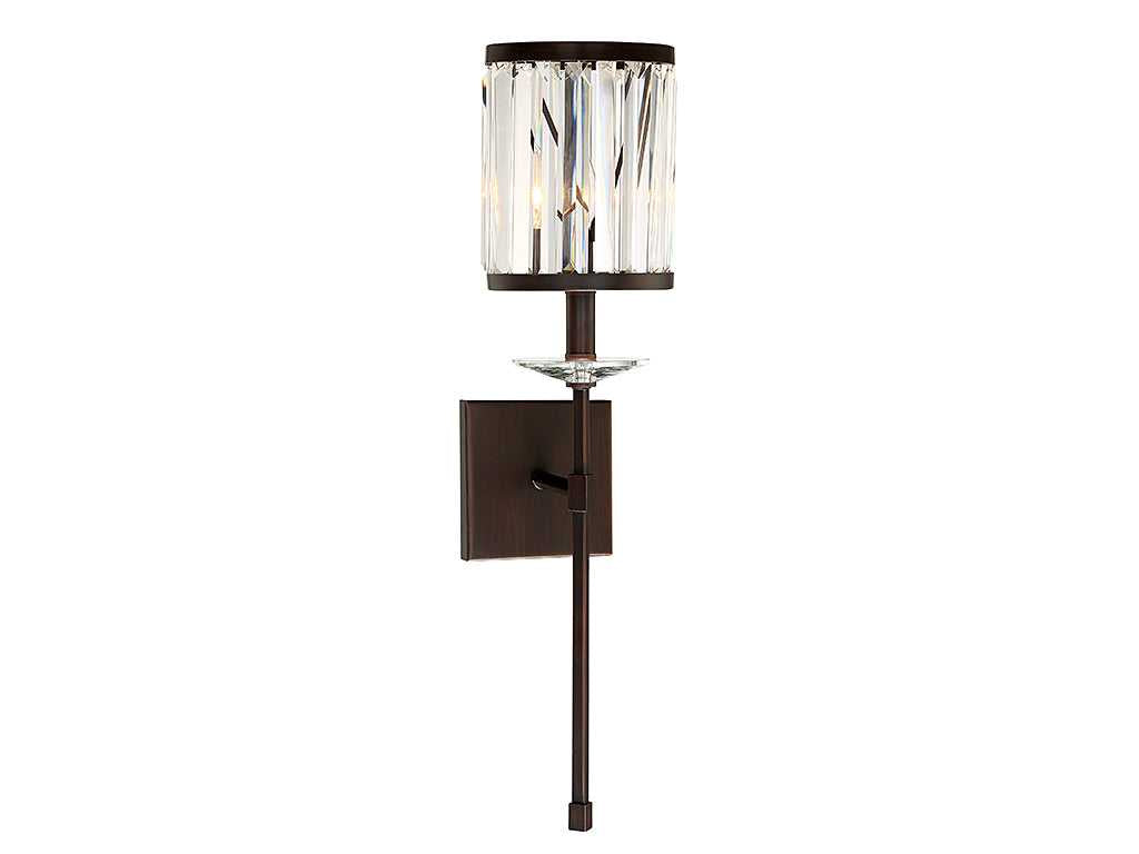 Ashbourne One Light Wall Sconce in Mohican Bronze Savoy House