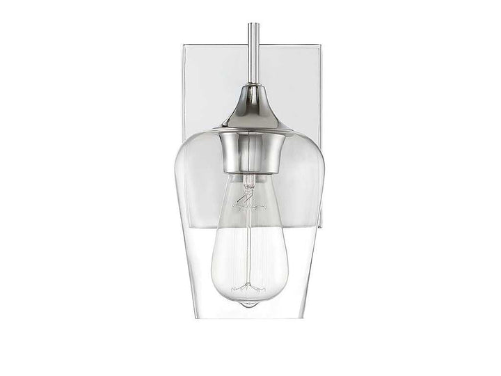 Octave One Light Wall Sconce in Polished Chrome Savoy House