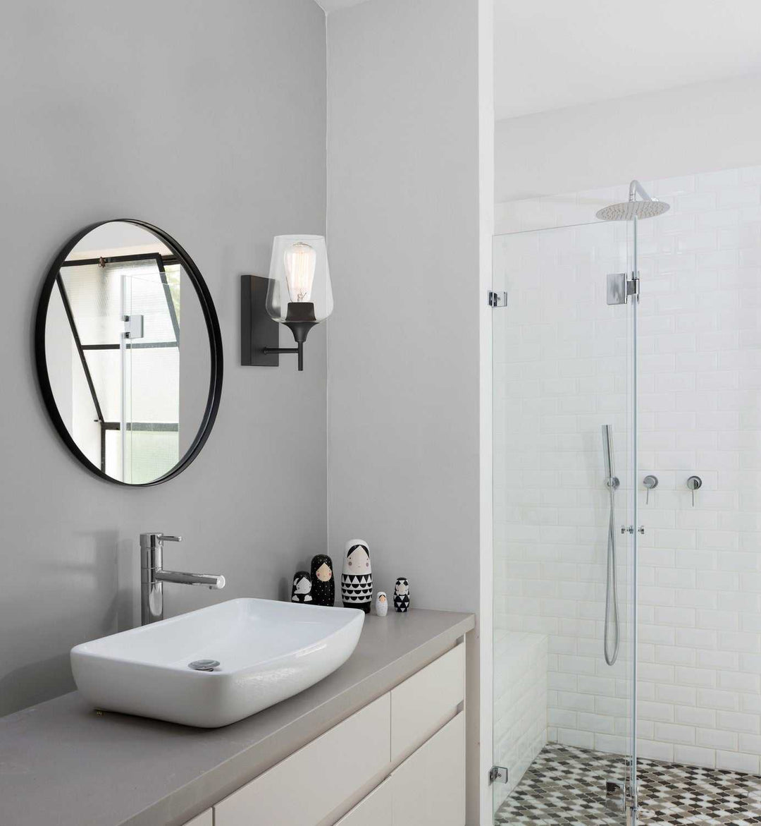 Octave One Light Wall Sconce in English Bronze Savoy House