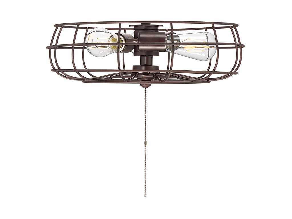 Meridian - M2028ORB - Three Light Fan Light Kit - Ratcliffe - Oil Rubbed Bronze