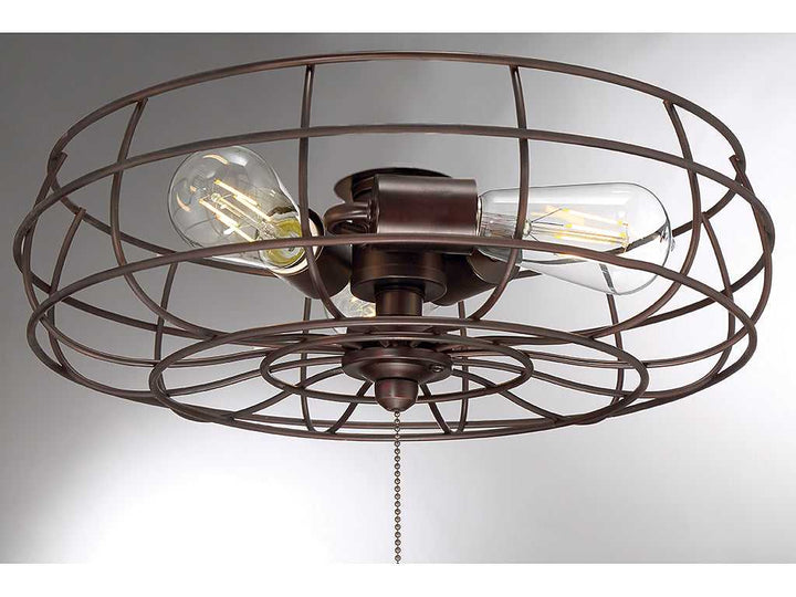 Meridian - M2028ORB - Three Light Fan Light Kit - Ratcliffe - Oil Rubbed Bronze
