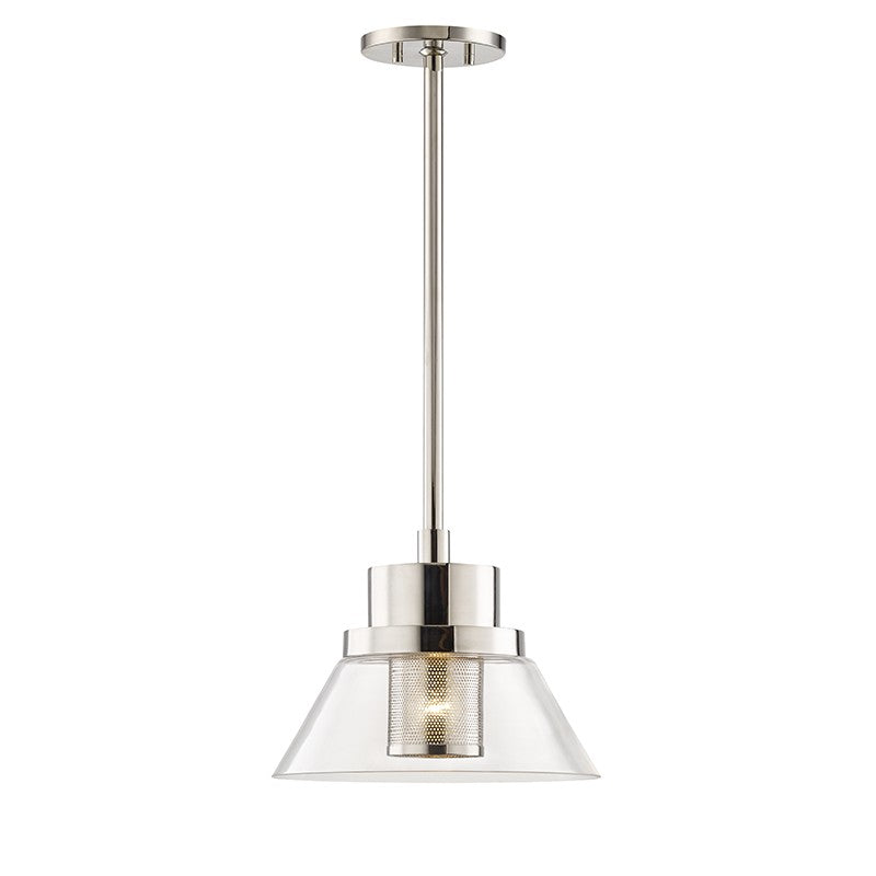 Paoli One Light Pendant in Polished Nickel - available from The Lighting Shoppe, trusted by Canadian homeowners