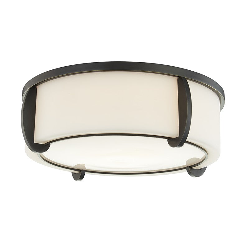 Talon Three Light Flush Mount in Old Bronze - available from The Lighting Shoppe, trusted by Canadian homeowners