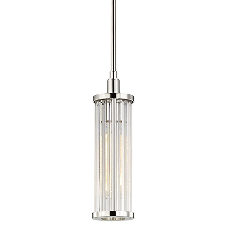 Marley One Light Pendant in Polished Nickel - available from The Lighting Shoppe, trusted by Canadian homeowners