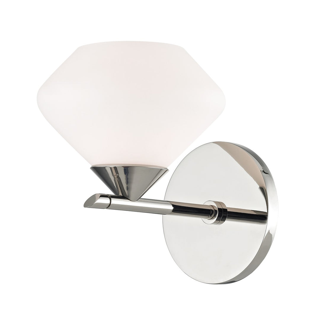 Valerie One Light Bath and Vanity in Polished Nickel - available from The Lighting Shoppe, trusted by Canadian homeowners