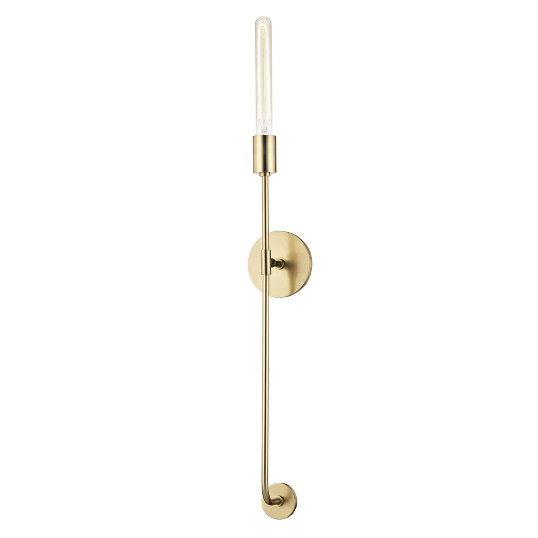 Dylan One Light Wall Sconce in Aged Brass - available from The Lighting Shoppe, trusted by Canadian homeowners