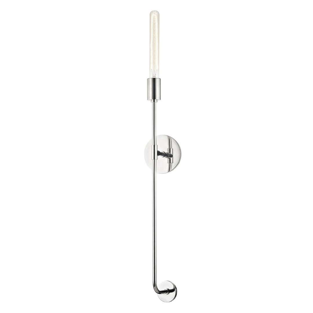 Dylan One Light Wall Sconce in Polished Nickel - available from The Lighting Shoppe, trusted by Canadian homeowners
