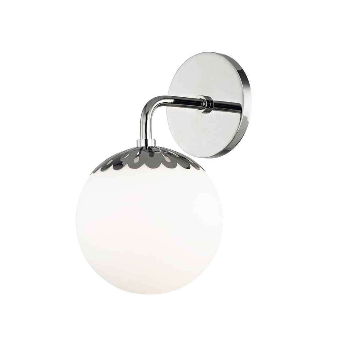 Paige One Light Bath and Vanity in Polished Nickel - available from The Lighting Shoppe, trusted by Canadian homeowners