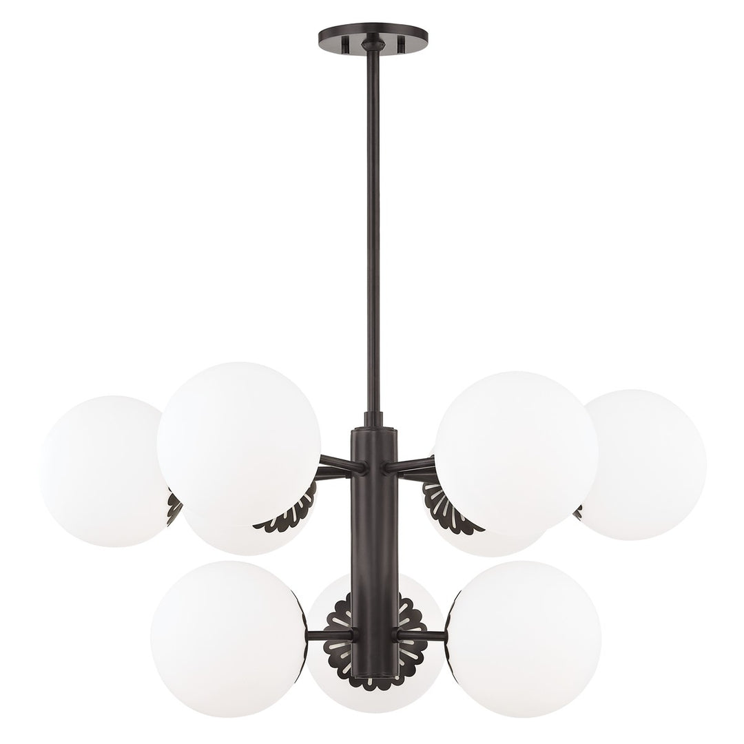 Paige Nine Light Chandelier in Old Bronze - available from The Lighting Shoppe, trusted by Canadian homeowners