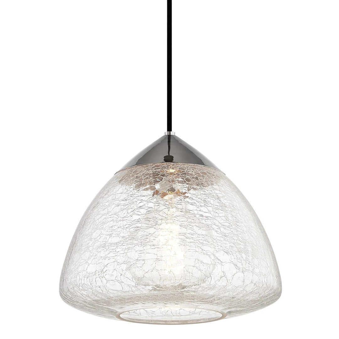 Maya One Light Pendant in Polished Nickel - available from The Lighting Shoppe, trusted by Canadian homeowners