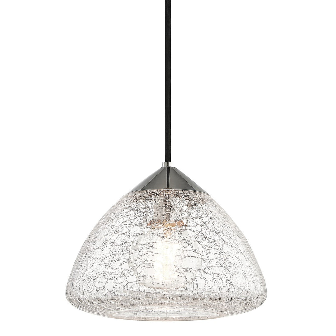 Maya One Light Pendant in Polished Nickel - available from The Lighting Shoppe, trusted by Canadian homeowners