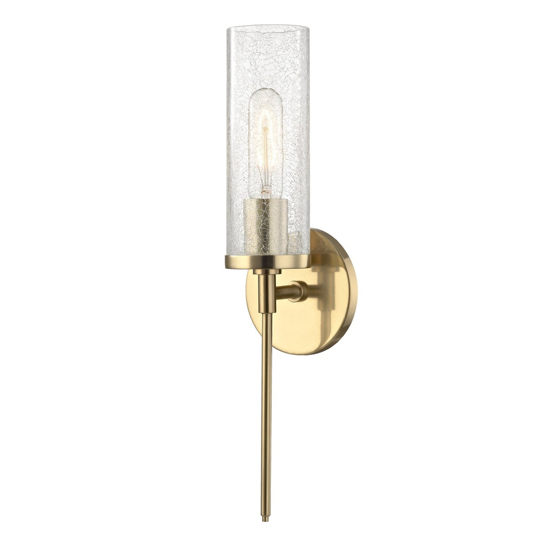 Olivia One Light Wall Sconce in Aged Brass - available from The Lighting Shoppe, trusted by Canadian homeowners