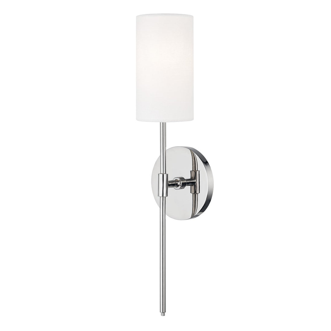 Olivia One Light Wall Sconce in Polished Nickel - available from The Lighting Shoppe, trusted by Canadian homeowners