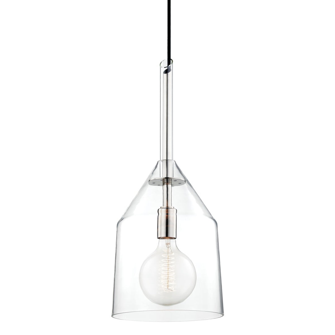 Sloan One Light Pendant in Polished Nickel - available from The Lighting Shoppe, trusted by Canadian homeowners