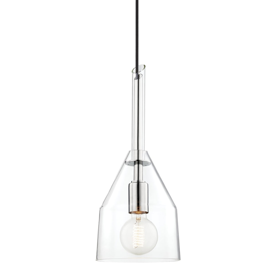 Sloan One Light Pendant in Polished Nickel - available from The Lighting Shoppe, trusted by Canadian homeowners