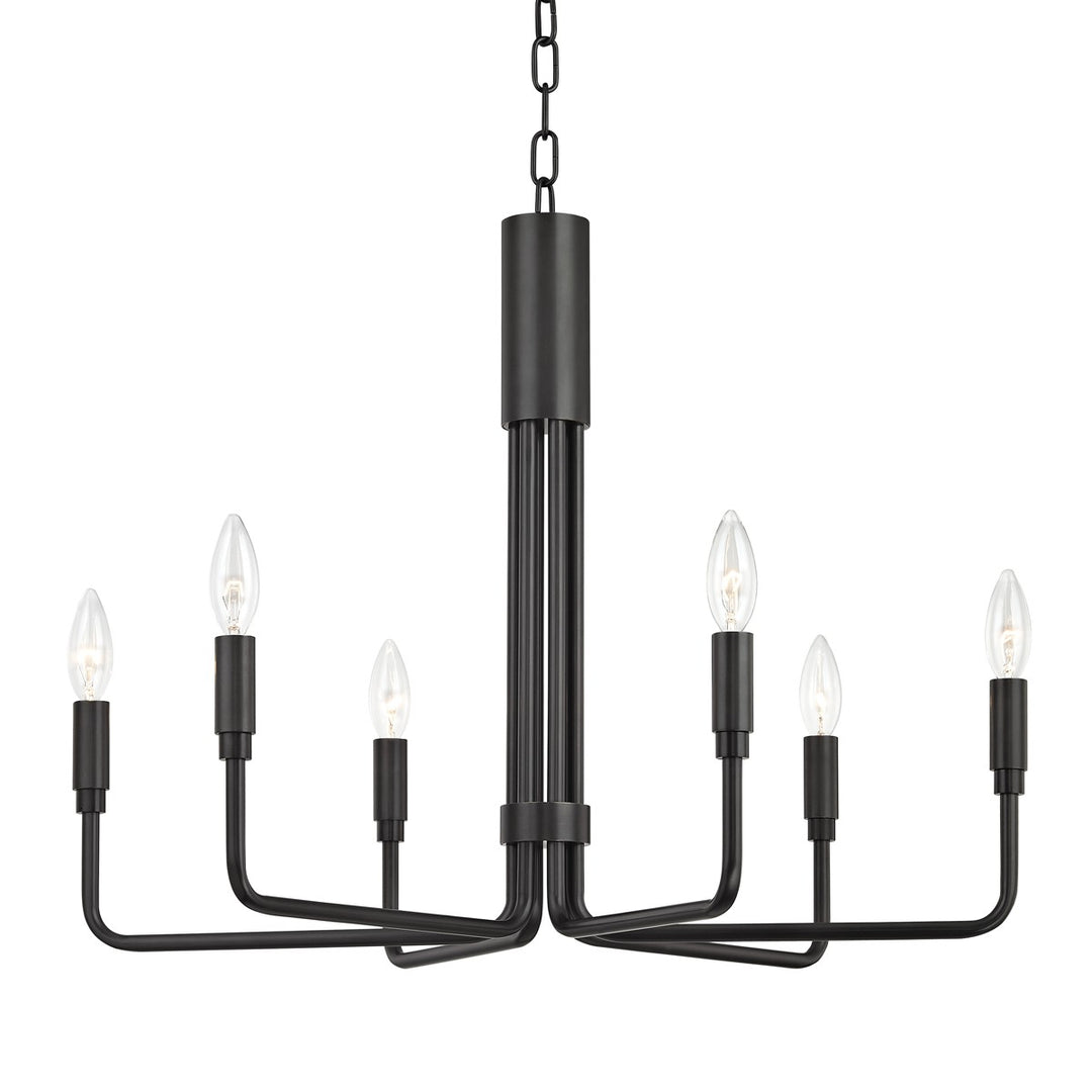 Brigitte Six Light Chandelier in Old Bronze - available from The Lighting Shoppe, trusted by Canadian homeowners