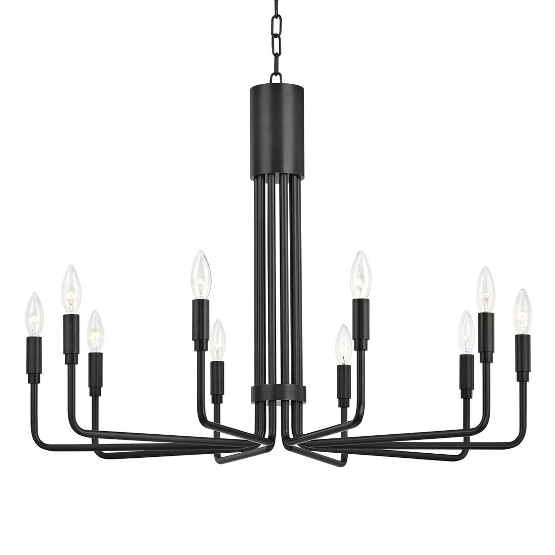 Brigitte Ten Light Chandelier in Old Bronze - available from The Lighting Shoppe, trusted by Canadian homeowners