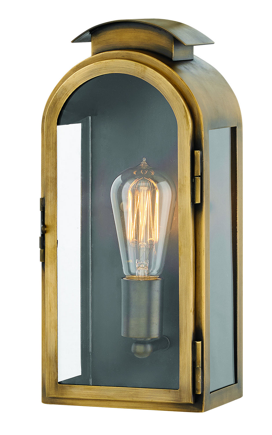 Rowley LED Wall Mount in Light Antique Brass - available from The Lighting Shoppe, trusted by Canadian homeowners