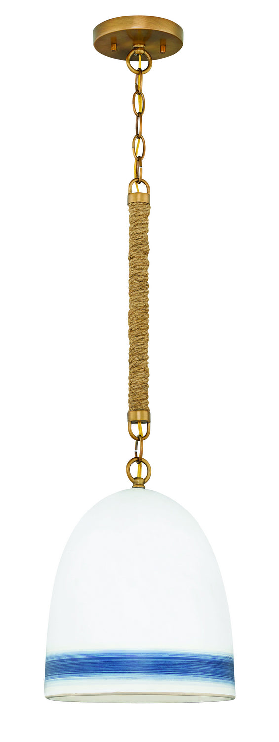Nash LED Pendant in Heirloom Brass - available from The Lighting Shoppe, trusted by Canadian homeowners