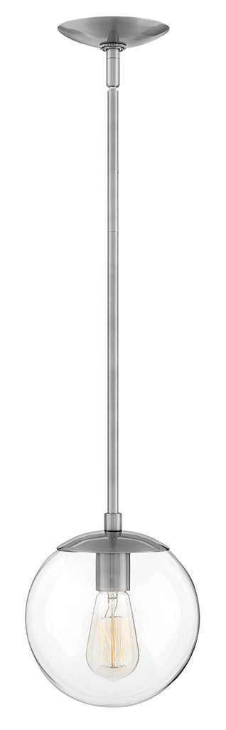 Warby LED Pendant in Polished Antique Nickel - available from The Lighting Shoppe, trusted by Canadian homeowners