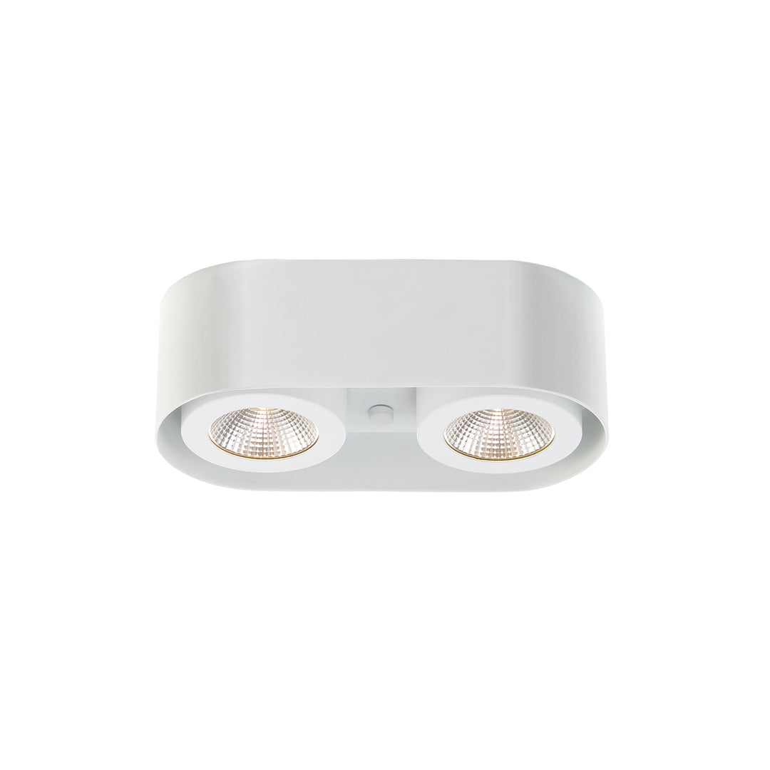 Nymark LED Flush Mount in White - available from The Lighting Shoppe, trusted by Canadian homeowners