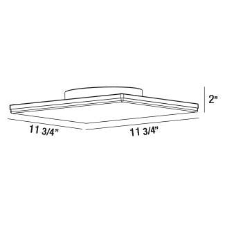Eurofase Canada - 34117-019 - OUTDR,LED SURFACE,SQ,GRAPHITE - ABOVE - Graphite Grey