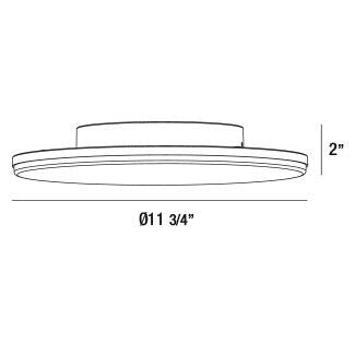Eurofase Canada - 34118-016 - OUTDR,LED SURFACE,RND,GRAPHITE - ABOVE - Graphite Grey