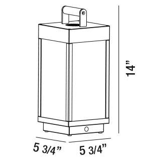 Eurofase Canada - 34124-017 - LED Outdoor Portantique Brassle - Outdoor - Graphite Grey