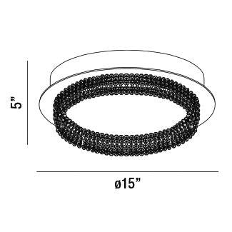 Eurofase Canada - 34159-019 - SASSI-FM-15IN-CHR - SASSI - Chrome