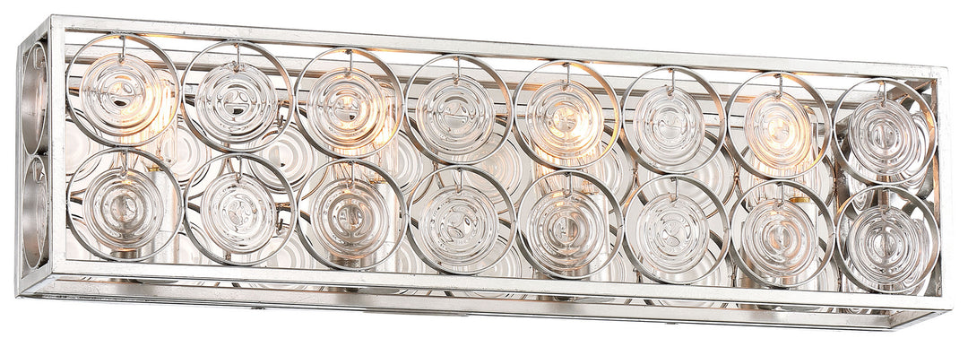 Culture Chic Four Light Bath in Catalina Silver - available from The Lighting Shoppe, trusted by Canadian homeowners