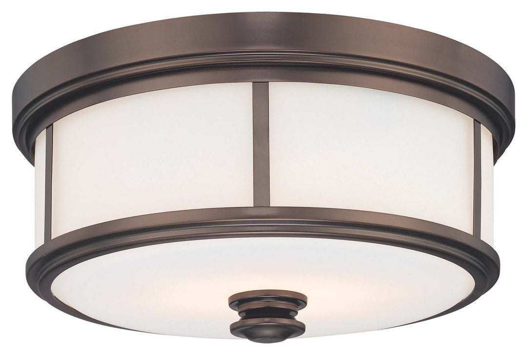 Three Light Flush Mount in Harvard Court - available from The Lighting Shoppe, trusted by Canadian homeowners