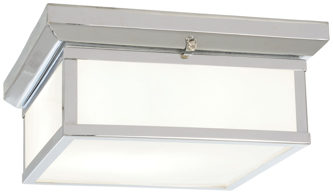 Two Light Flush Mount in Chrome - available from The Lighting Shoppe, trusted by Canadian homeowners