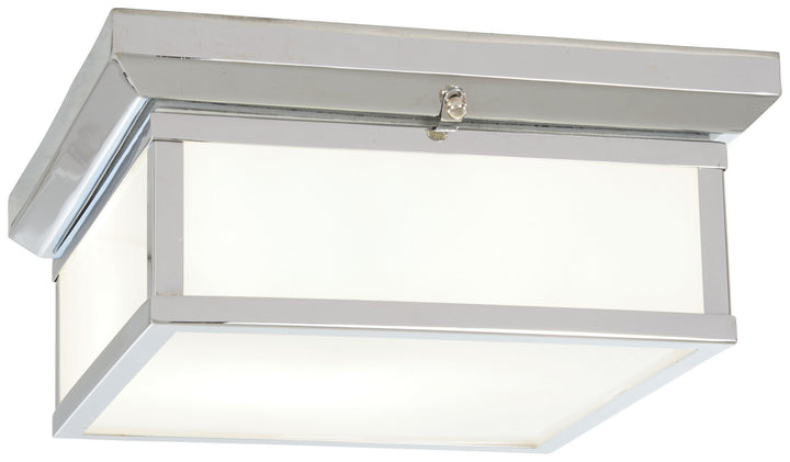 Two Light Flush Mount in Chrome - available from The Lighting Shoppe, trusted by Canadian homeowners