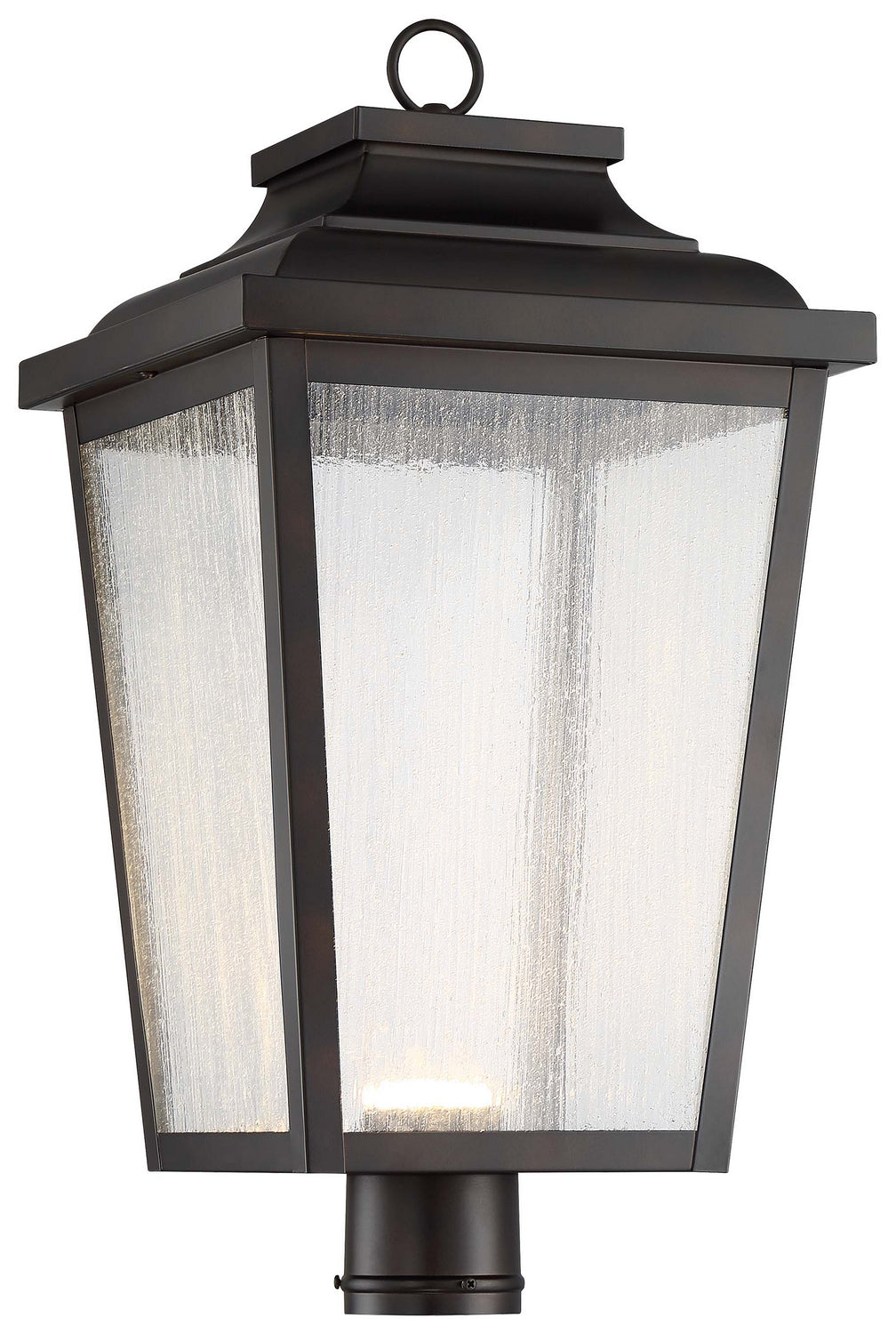 Irvington Manor LED LED Post Mount in Chelesa Bronze - available from The Lighting Shoppe, trusted by Canadian homeowners