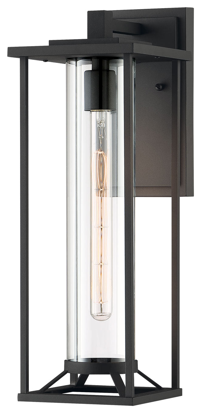 Minka-Lavery - 72477-66 - One Light Outdoor Wall Mount - Trescott - Black