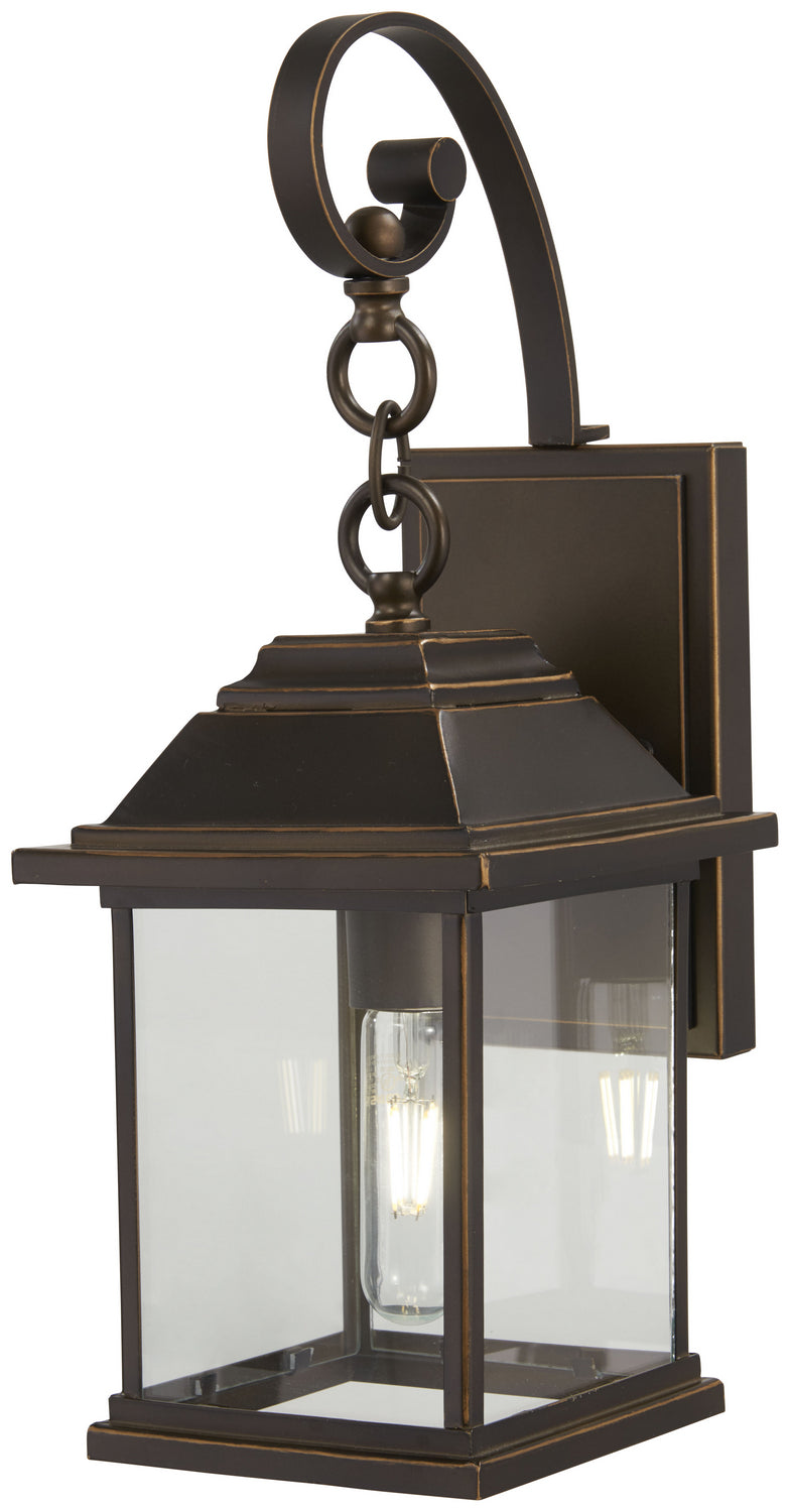 Mariner's Pointe One Light Outdoor Wall Mount in Oil Rubbed Bronze w/Gold Highlights - available from The Lighting Shoppe, trusted by Canadian homeowners