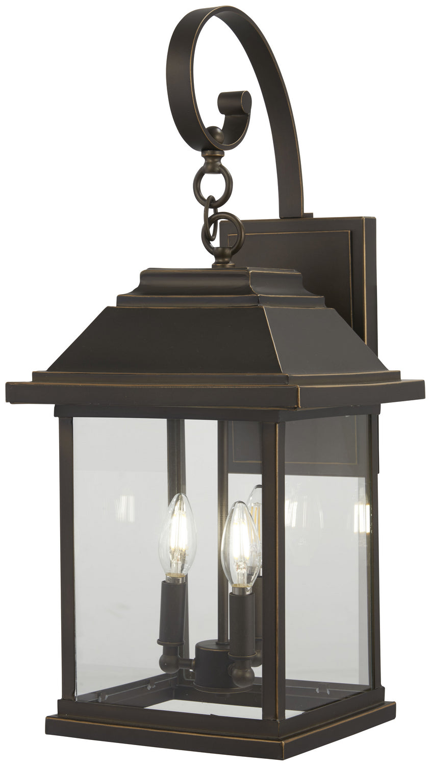 Mariner's Pointe Four Light Outdoor Wall Mount in Oil Rubbed Bronze w/Gold Highlights - available from The Lighting Shoppe, trusted by Canadian homeowners