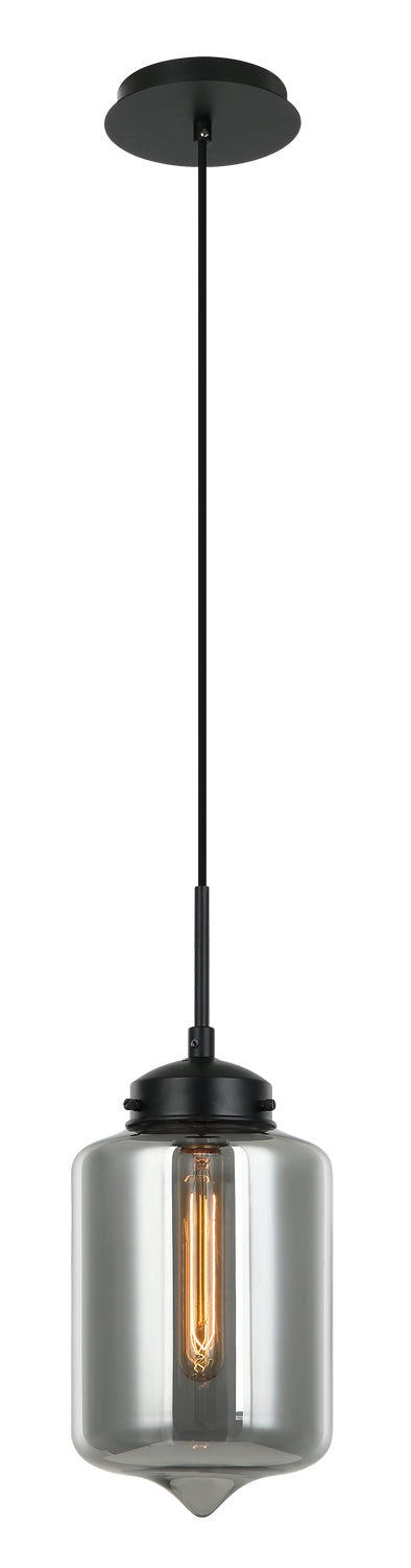 Irresistible Organic Charm One Light Pendant in Smoke - available from The Lighting Shoppe, trusted by Canadian homeowners