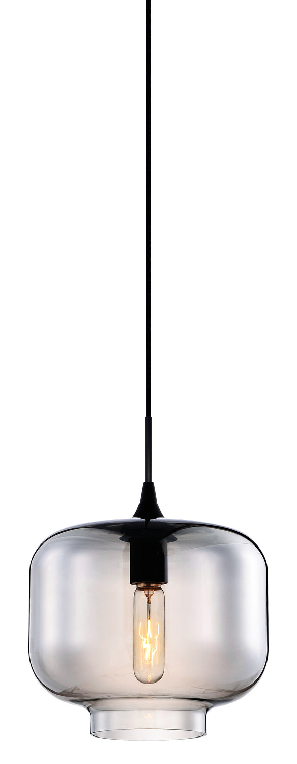 Irresistible Organic Charm One Light Pendant in Smoke - available from The Lighting Shoppe, trusted by Canadian homeowners