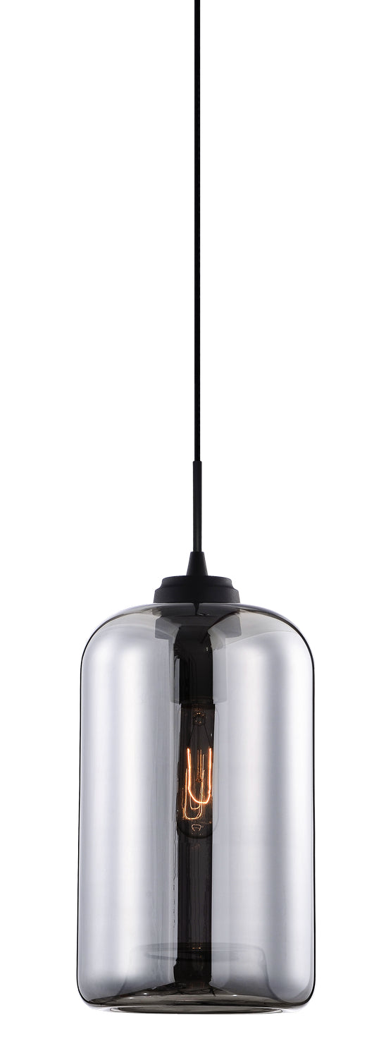 Irresistible Organic Charm One Light Pendant in Smoke - available from The Lighting Shoppe, trusted by Canadian homeowners