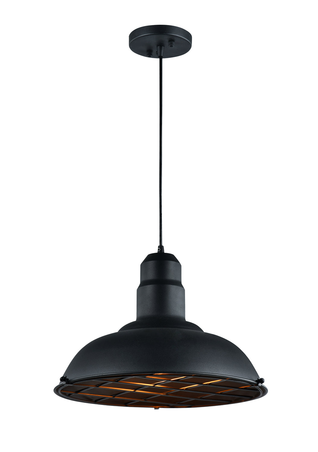 Clarkson Series One Light Pendant in Matte Black - available from The Lighting Shoppe, trusted by Canadian homeowners