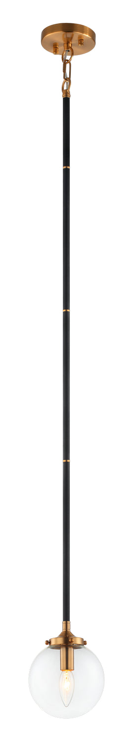 Particles One Light Pendant in Aged Gold Brass - available from The Lighting Shoppe, trusted by Canadian homeowners