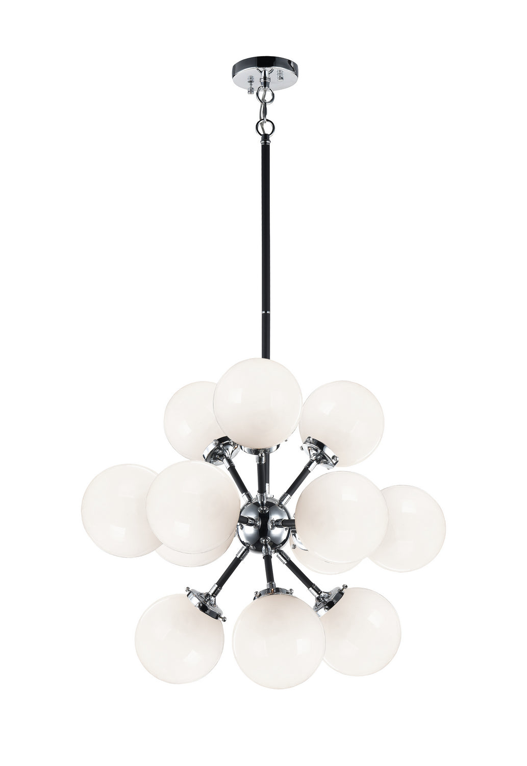 Soleil 12 Light Chandelier in Chrome - available from The Lighting Shoppe, trusted by Canadian homeowners