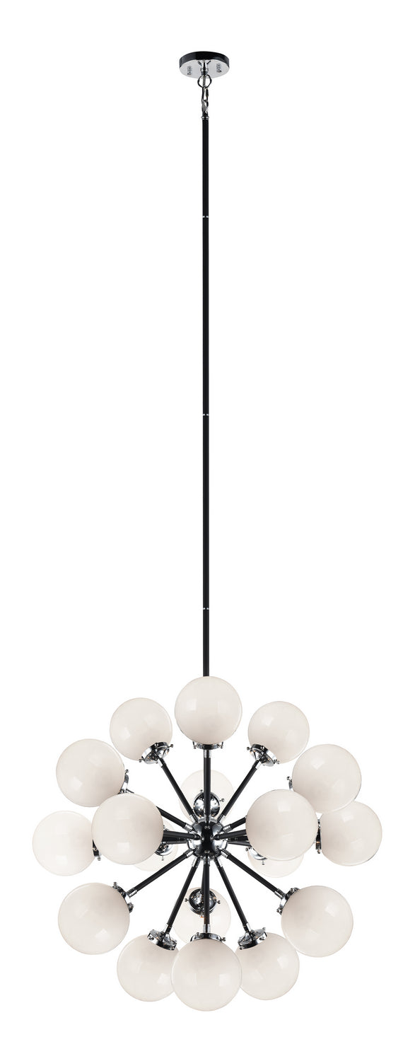 Soleil 18 Light Chandelier in Chrome - available from The Lighting Shoppe, trusted by Canadian homeowners