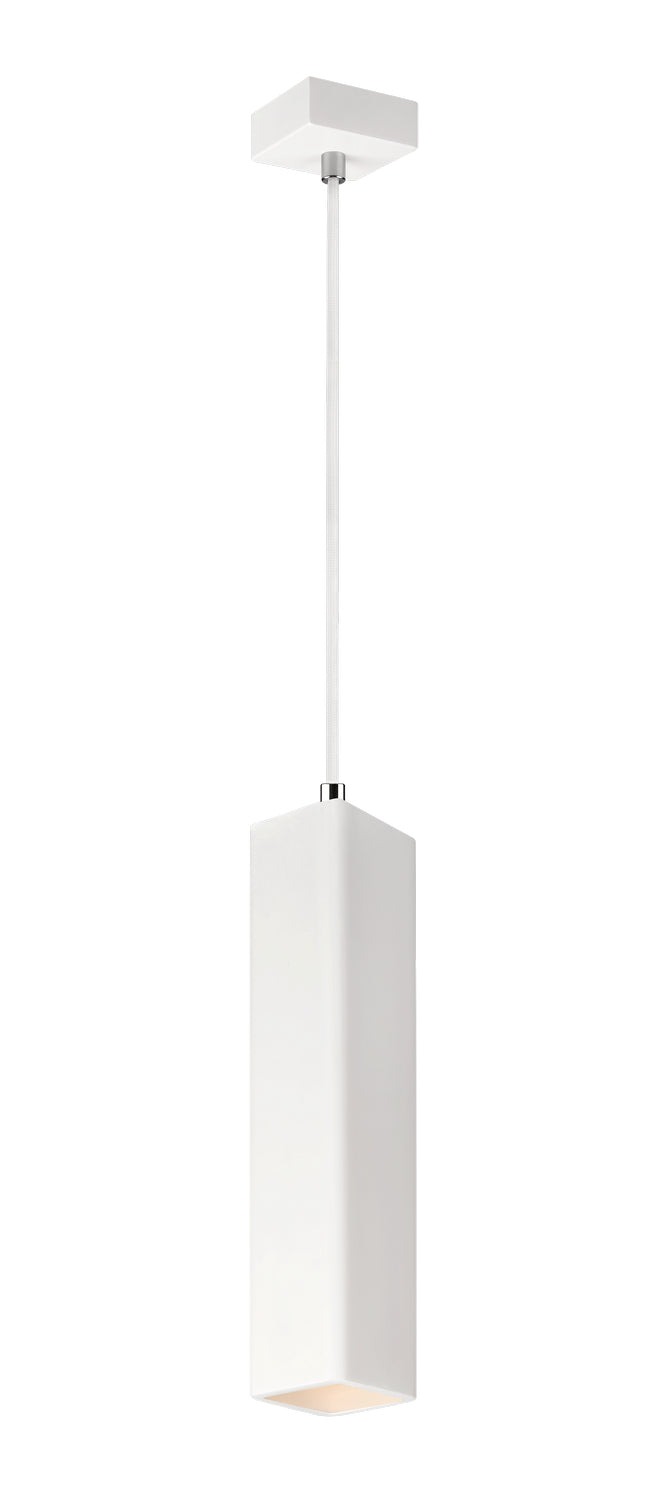 Baton One Light Pendant in Plaster - available from The Lighting Shoppe, trusted by Canadian homeowners