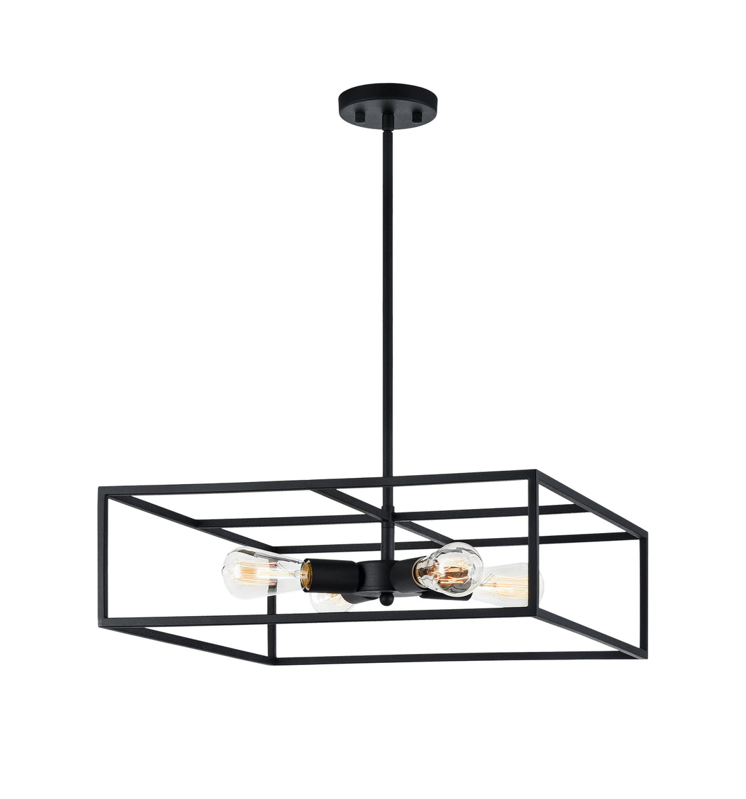 Candid Four Light Pendant in Rusty Black - available from The Lighting Shoppe, trusted by Canadian homeowners